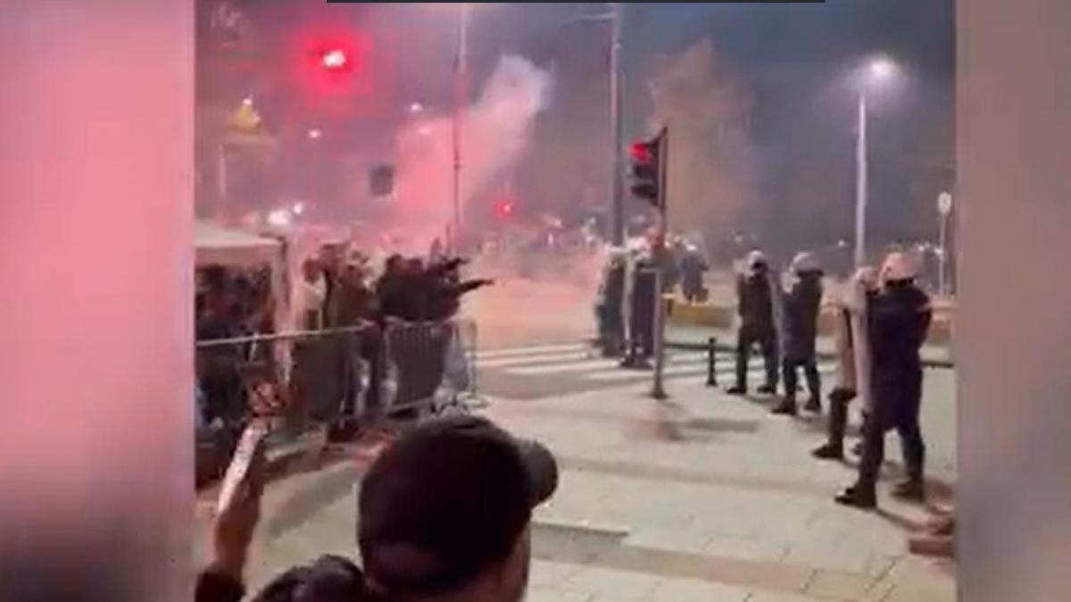 Proteste violente la Belgrad, unde contestatarii lui Aleksandar Vucic s-au bătut cu susținătorii acestuia, în fața Parlamentului