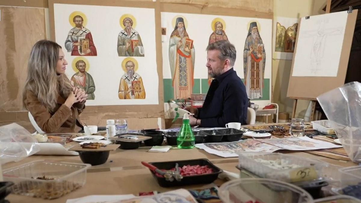 pictorul catedralei nationale interviu pentru antena 3 cnn la inceput lucram in catedrala cand inca se vedea cerul