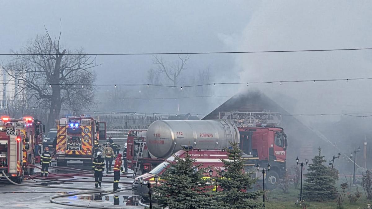 incendiu puternic la o pensiune din gura humorului mansarda s a facut scrum o femeie a fost gasita carbonizata