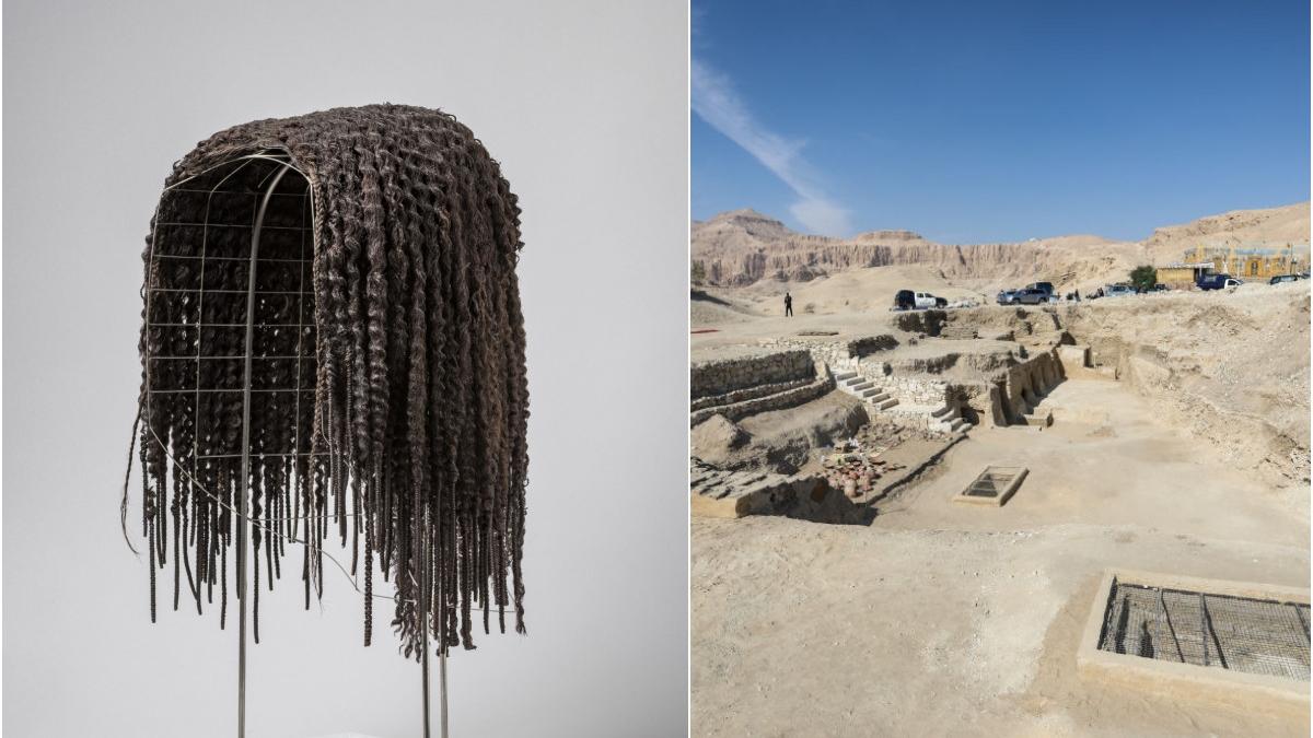 o peruca de 3 400 de ani unsa cu gel stralucea cand a fost gasita de arheologi in egipt cine e femeia merit cea care a purtat o