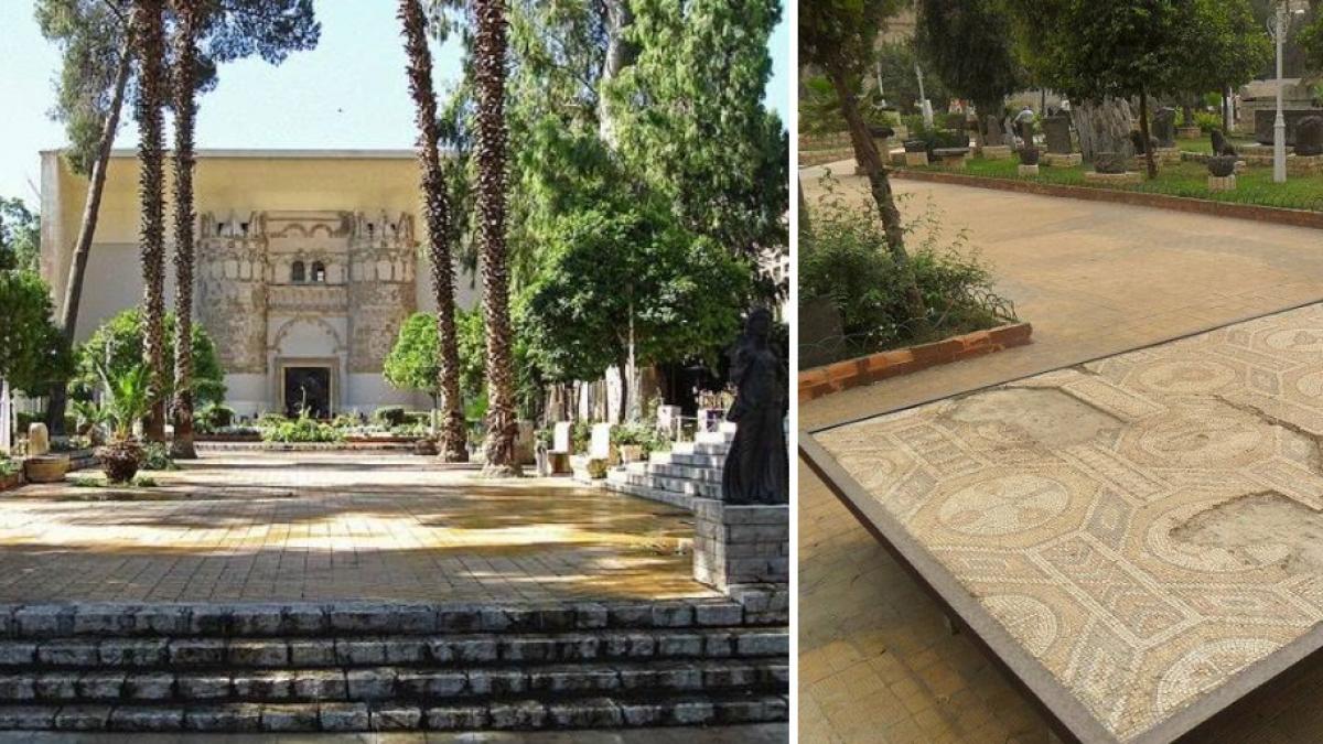 jaf la muzeul national din damasc 6 statui din epoca romana au fost furate un hot ar fi ramas in interiorul cladirii pana seara