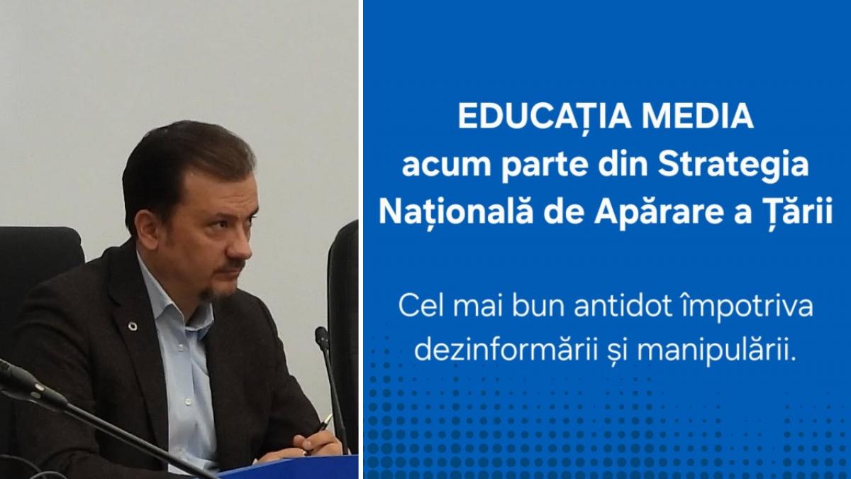 cna includerea educatiei media in noua strategie nationala de aparare este o decizie corecta si necesara