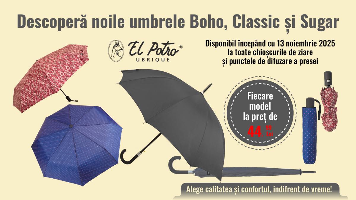 umbrele el potro elegante rezistente si mereu la indemana