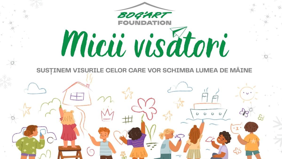 fundatia bog art lanseaza programul micii visatori si le ofera cadourile mult visate copiilor cu rezultate bune la scoala