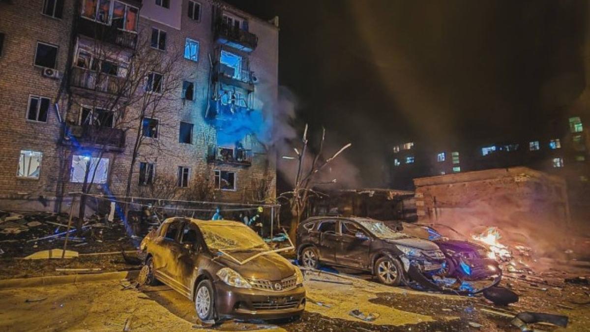 rusia a atacat masiv cu drone in orasul harkov pentru a treia noapte la rand cel putin 36 de persoane sunt ranite