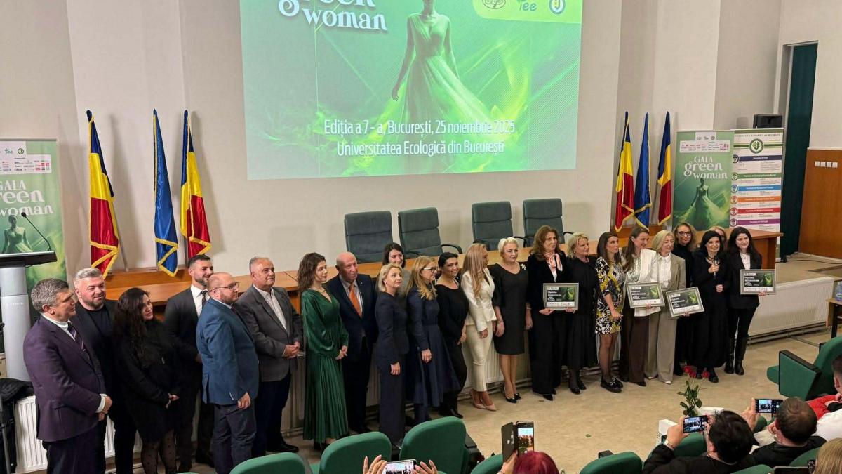 gala green woman 2025 romania recunoaste oficial femeile care aduc schimbare reala in domenii cheie