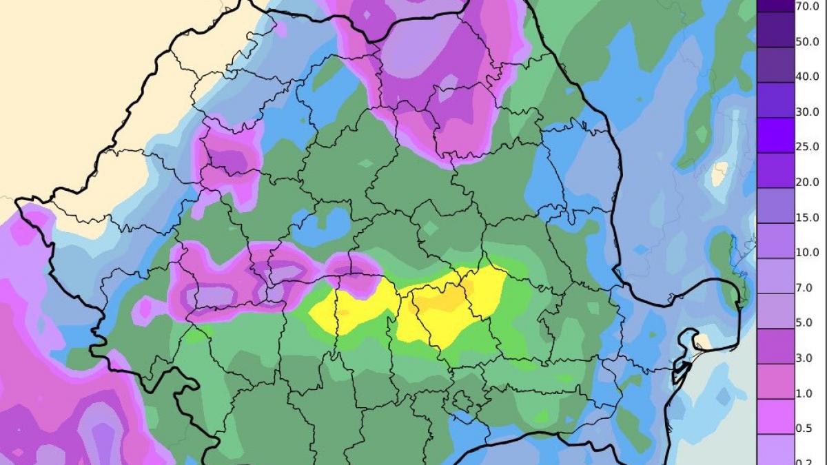 harti cu ciclonul mediteranean adel care loveste sudul si estul europei anm ploi insemnate si in zona de sud si sud est a romaniei