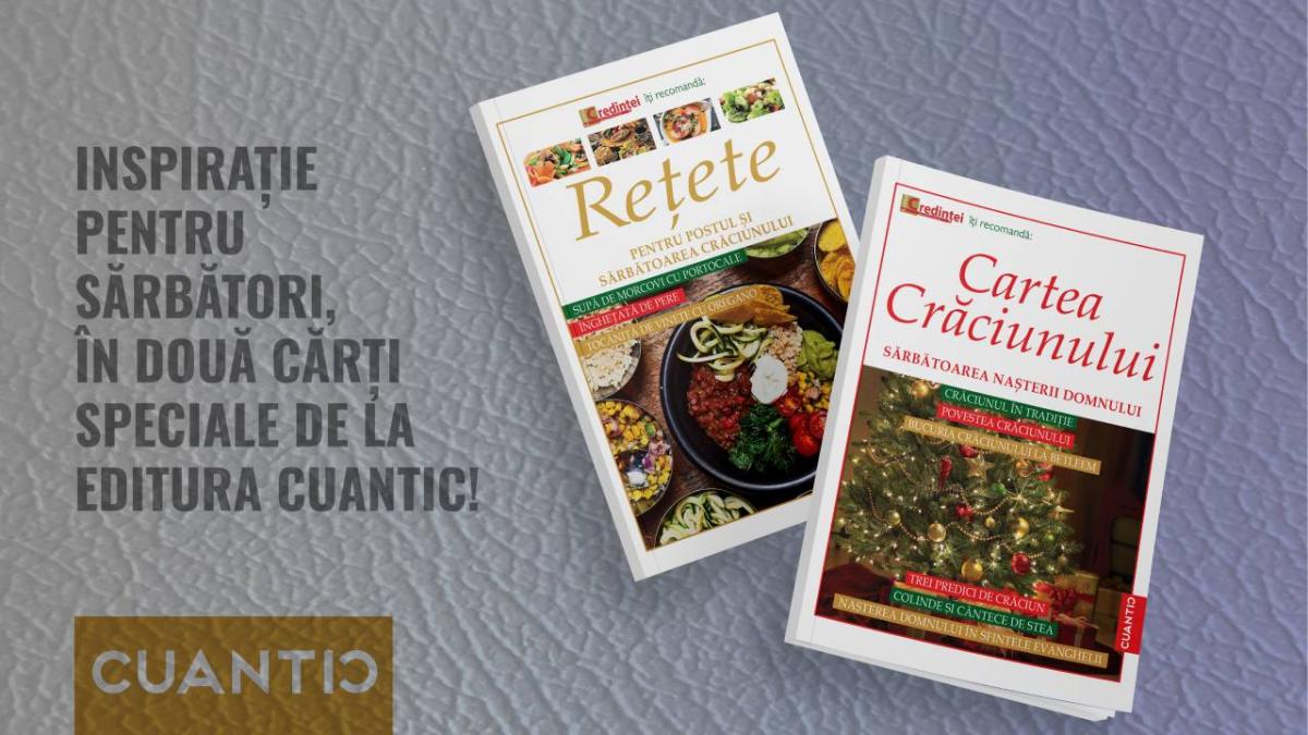 traditii colinde si retete reunite in doua carti speciale de craciun