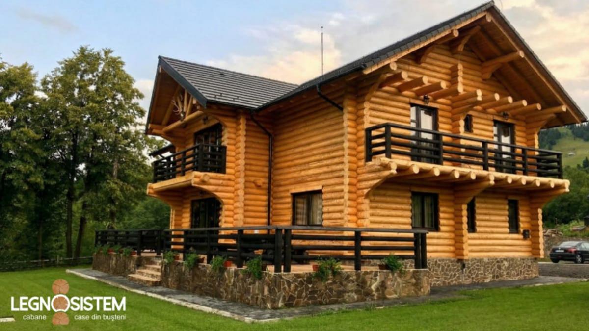 mereu ti ai dorit o cabana rezistenta din busteni rotunzi legnosistem o aduce oriunde in romania