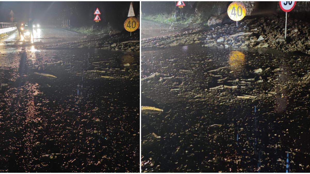 caderi de pietre pe valea oltului traficul se desfasoara alternativ la boita pe dn 7