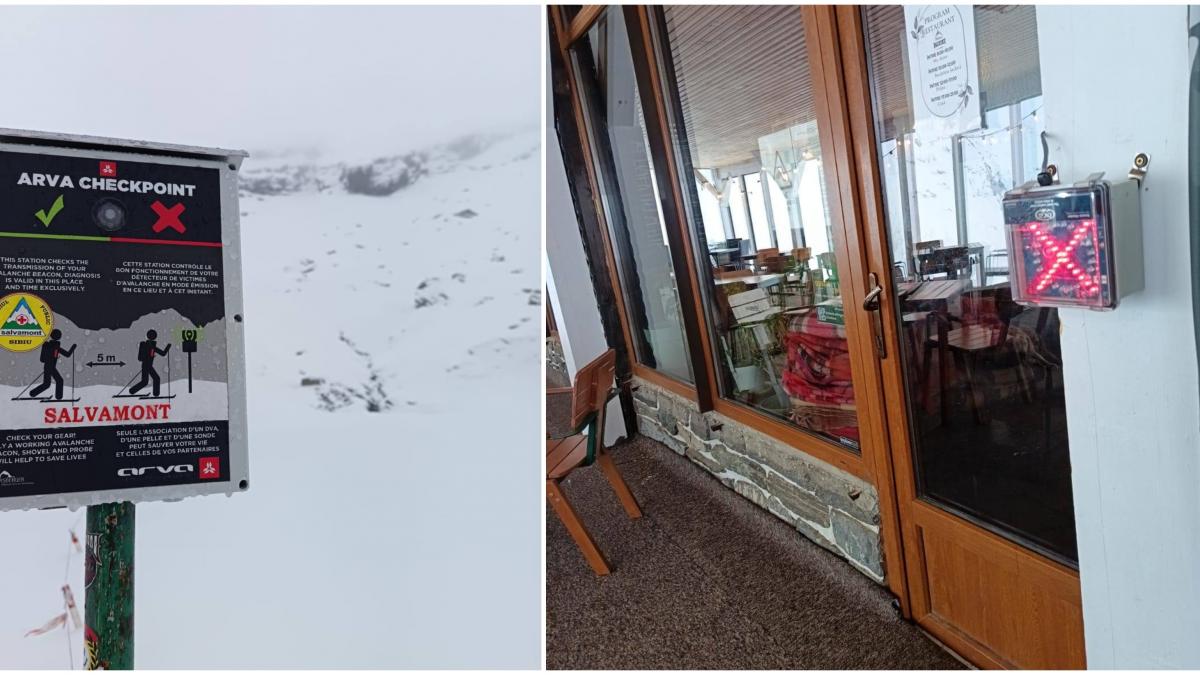 salvamontistii au instalat un nou dispozitiv de verificare a echipamentelor de avalansa la balea lac