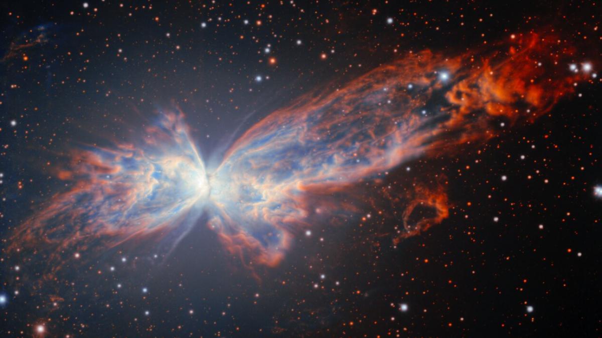 fluturele cosmic apare intr o noua imagine uimitoare cum s a transformat o stea pitica in cea mai spectaculoasa nebuloasa bipolara