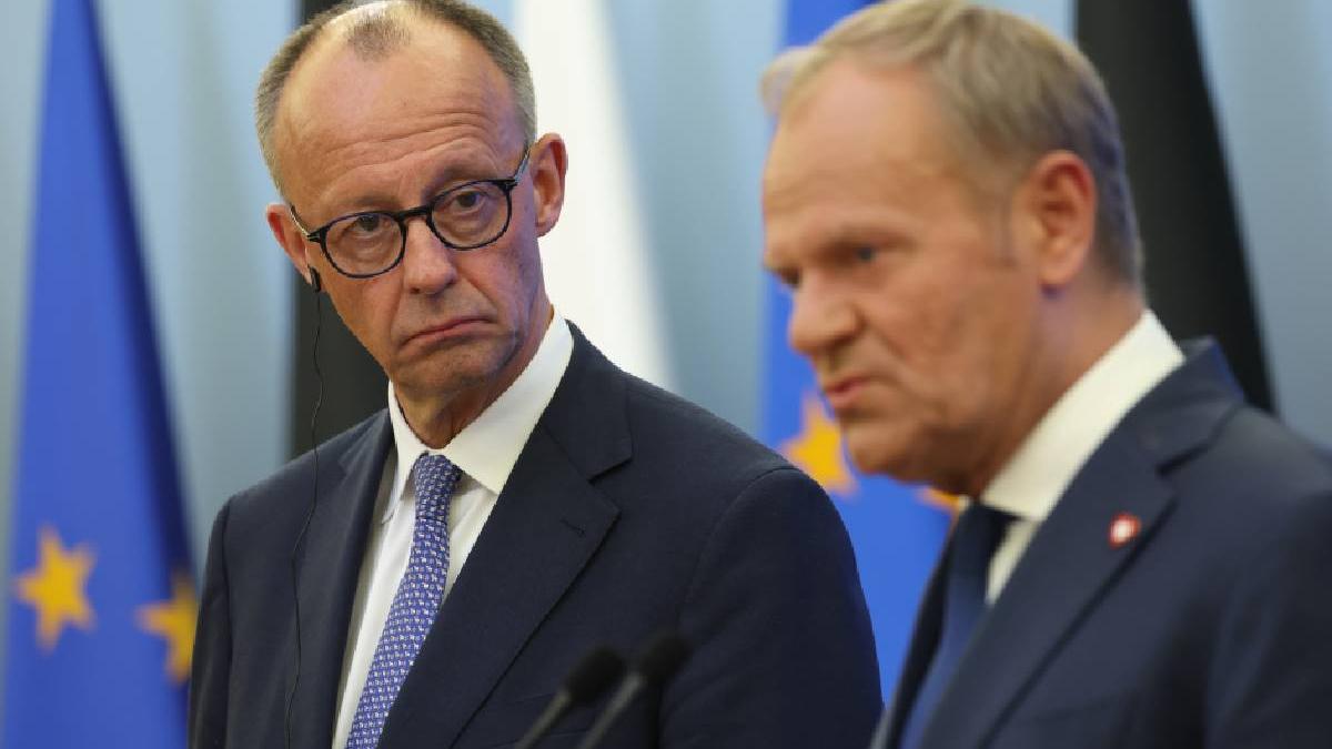 tensiuni vechi reaprind relatia varsovia berlin inaintea intalnirii dintre tusk si merz