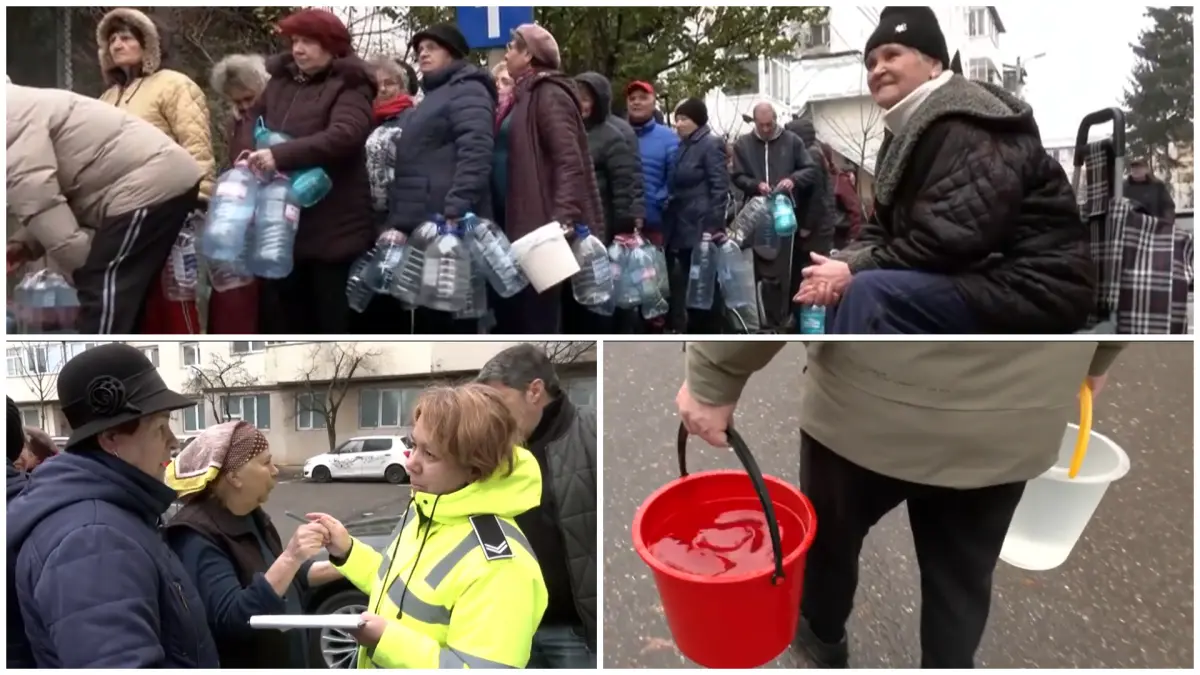 daca in secolul 21 cu inteligenta artificiala stam la rand la apa am spus totul revolta oamenilor care primesc apa cu portia