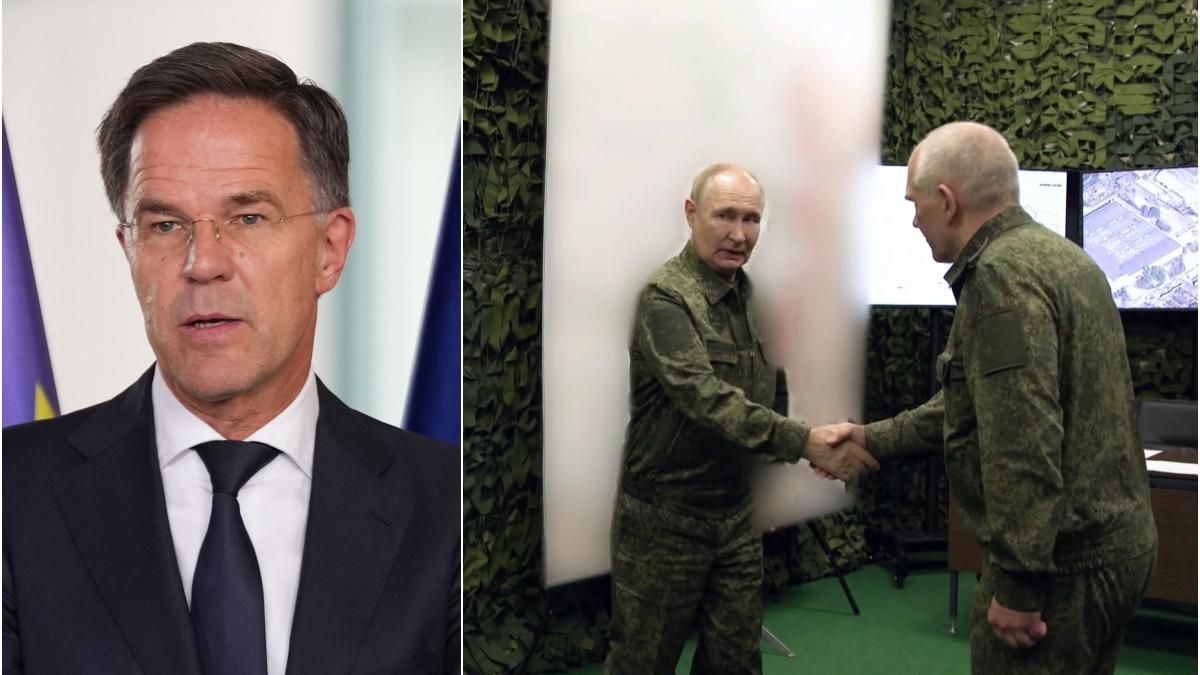 mark rutte dupa ce putin a amenintat europa cu razboiul l am vazut imbracat in uniforma militara dar departe de linia frontului
