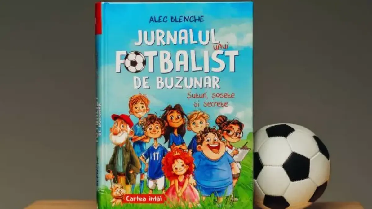 jurnalul unui fotbalist de buzunar o carte pentru copii plina de umor semnata de alec blenche se lanseaza la targul gaudeamus