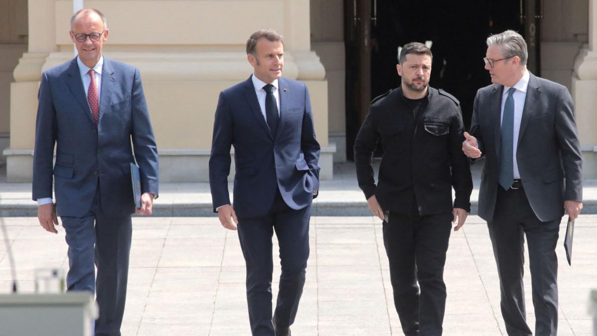 starmer macron si merz se intalnesc cu zelenski la londra dupa negocierile americano ucrainene din florida