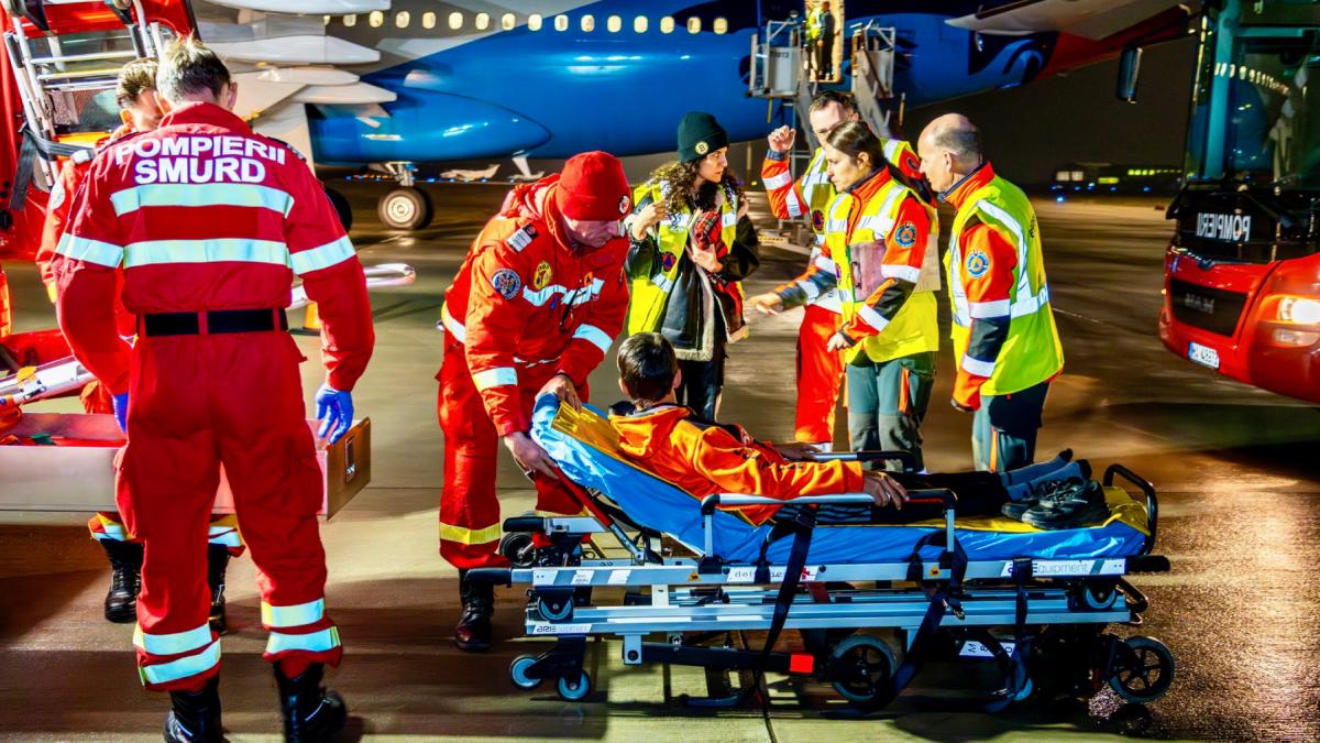 misiune umanitara romania fasia gaza evacuare medicala pacienti palestinieni 8 decembrie 2025