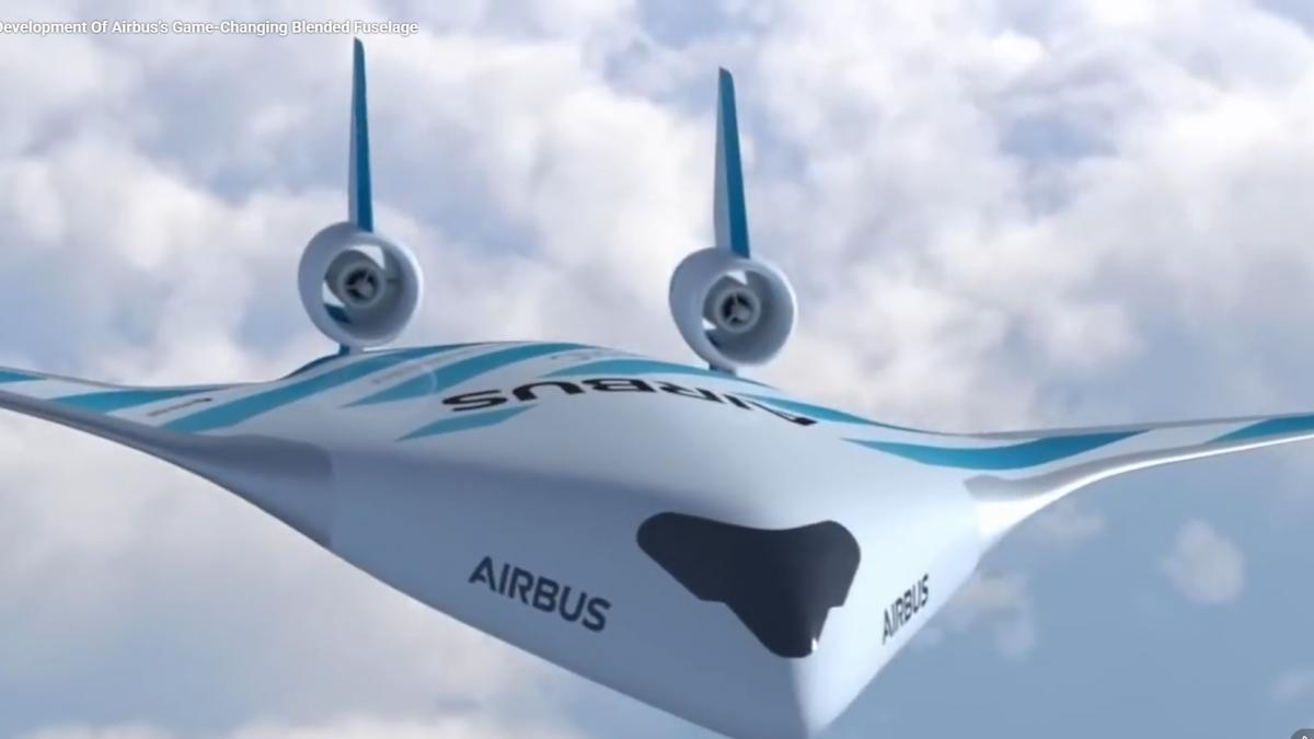 viitoarele avioane de pasageri ar putea arata ca bombardierele de tip aripa zburatoare oamenii nu vor mai putea sa se uite geam