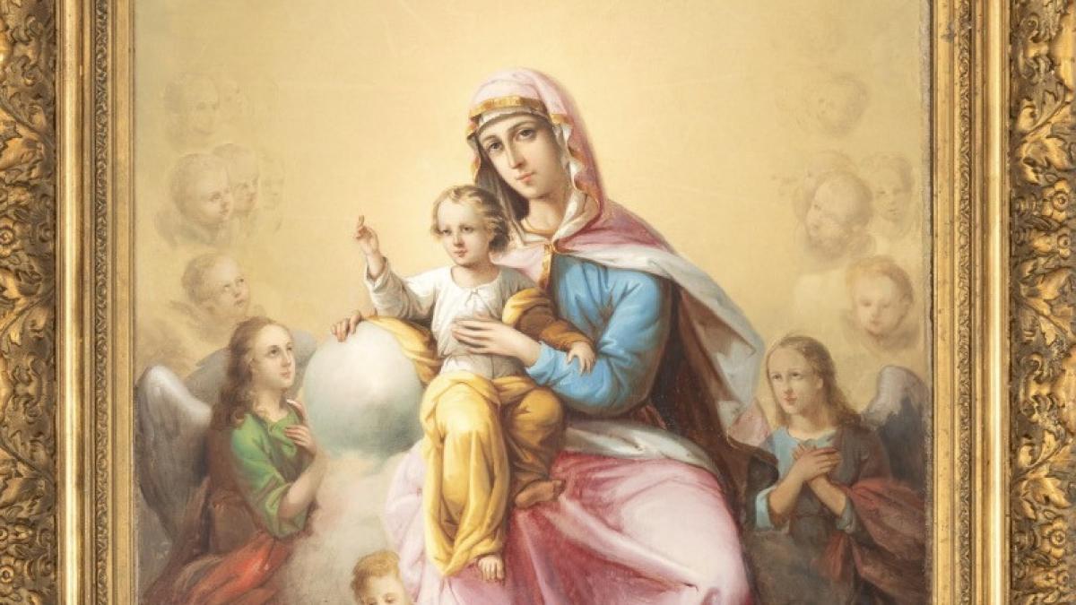 o icoana pictata de nicolae grigorescu s a vandut la un pret record povestea picturii maica domnului cu pruncul