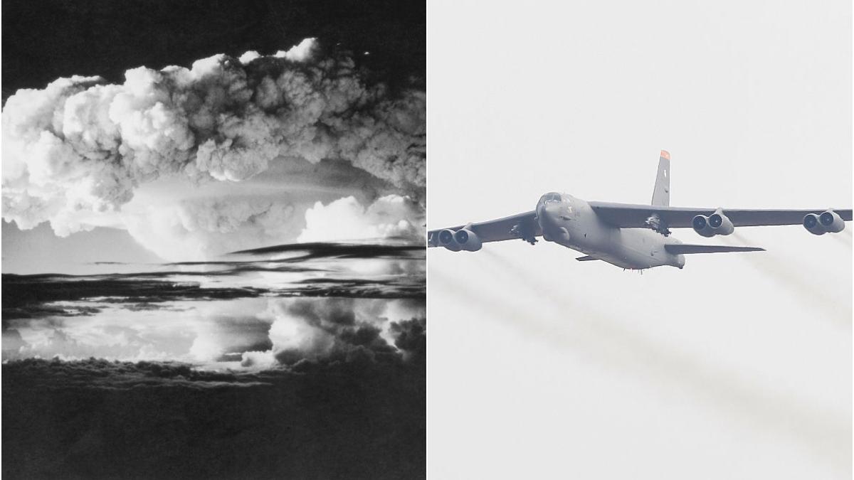 explozie nucleara bomba cu hidrogen B52