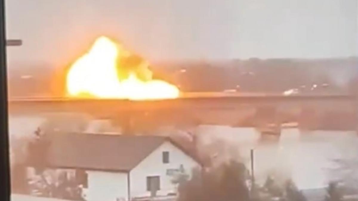 atac masiv la granita ucrainei cu republica moldova dronele au distrus un pod