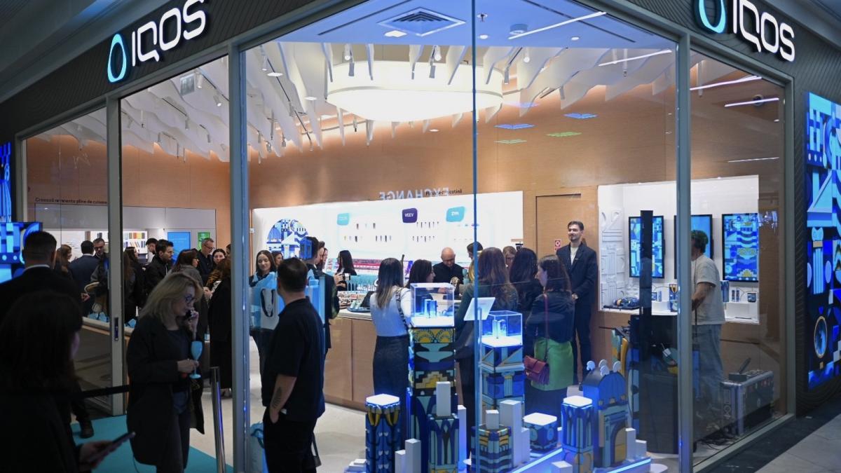 iqos deschide un nou capitol in afi cotroceni arta design si experiente sub conceptul 2 0