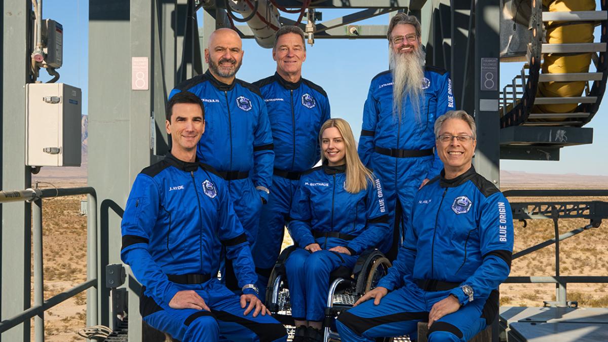 o inginera paraplegica a zburat in spatiu o premiera mondiala la bordul unei rachete blue origin