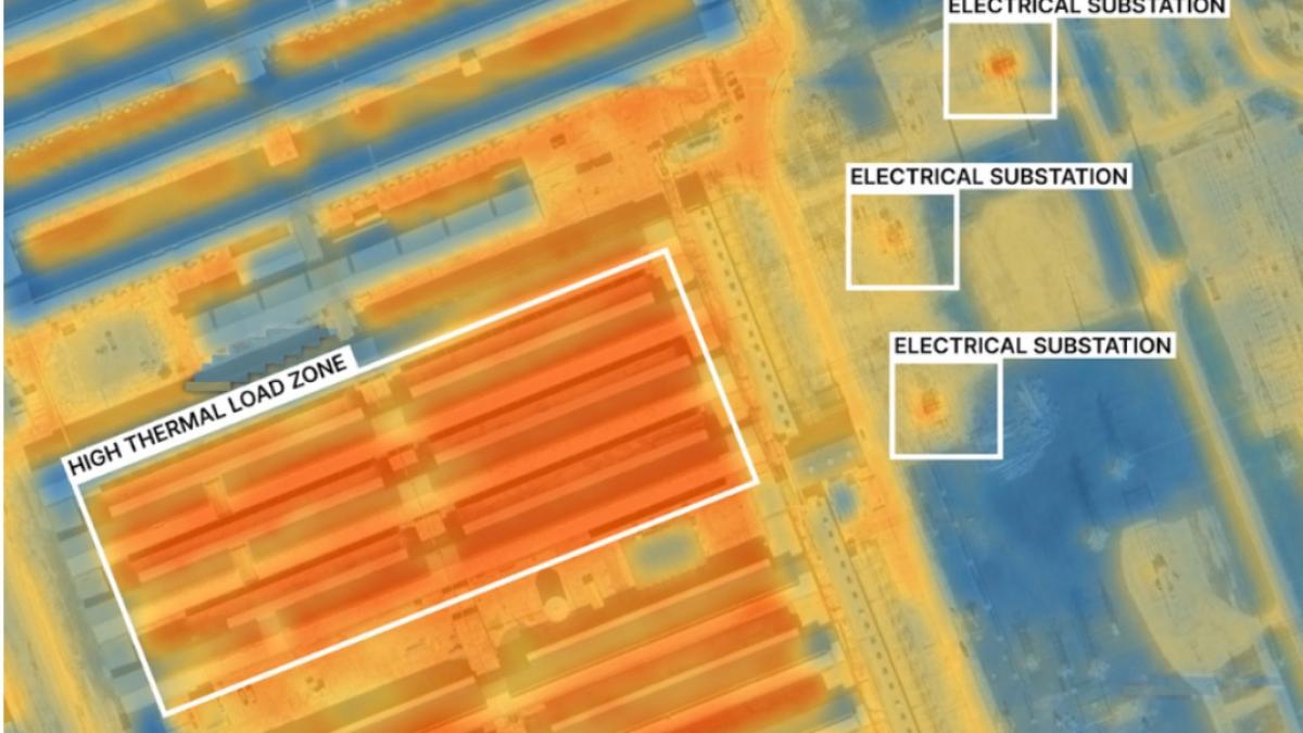 imagine termala satelit