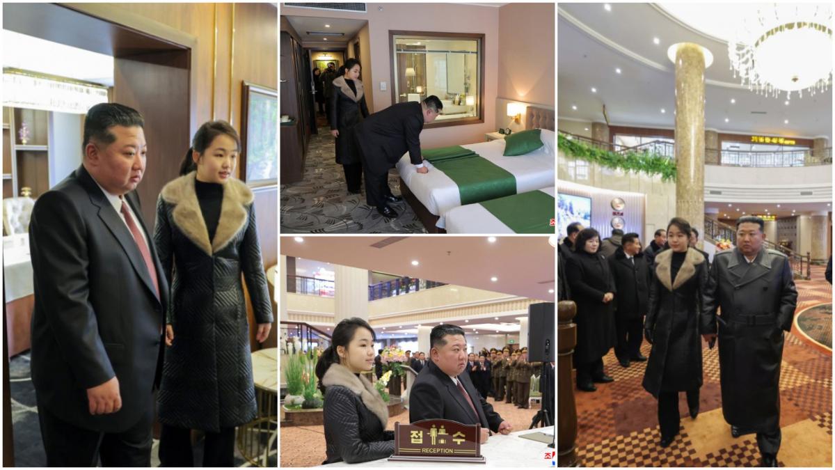 Kim Jong Un și-a luat fiica de mână și a dus-o să-i arate noua stațiune de la munte. A verificat paturile, să vadă dacă sunt comode