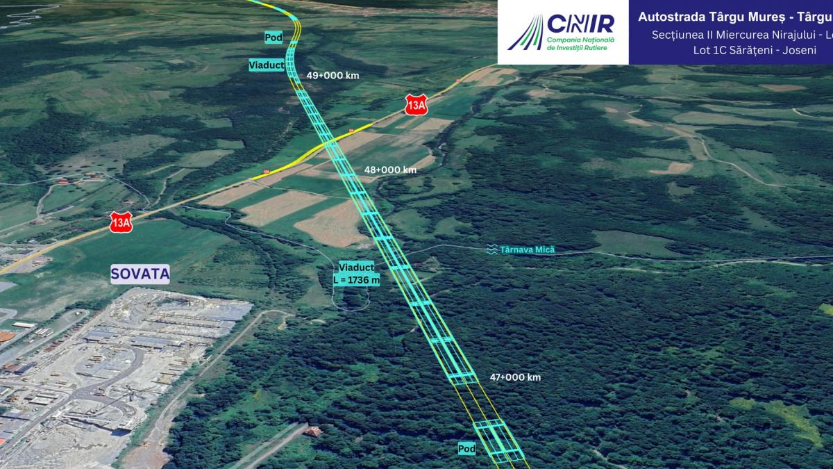 Autostrada Unirii: contractul de supervizare pentru lotul 1C merge la o asociere româno–turcă. Lucrări de peste 50 de milioane de euro