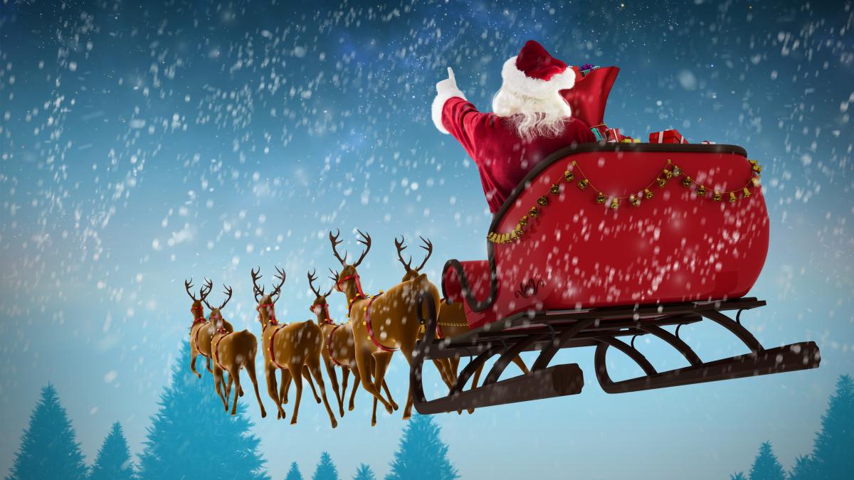 Traseul lui Moș Crăciun în timp real. Vezi unde se află Moșul acum, în drumul lui către tine