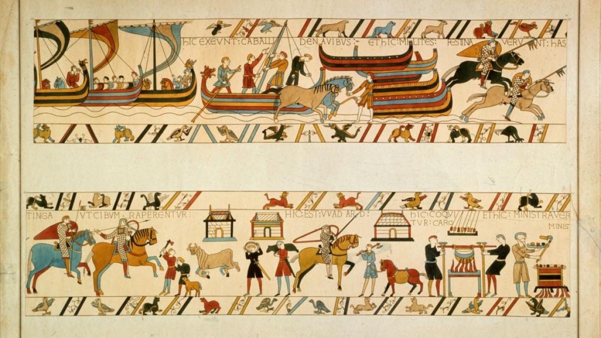Veche de peste 900 de ani, Tapiseria de la Bayeux va fi asigurată pentru 800 de milioane de lire sterline înainte să fie expusă în UK