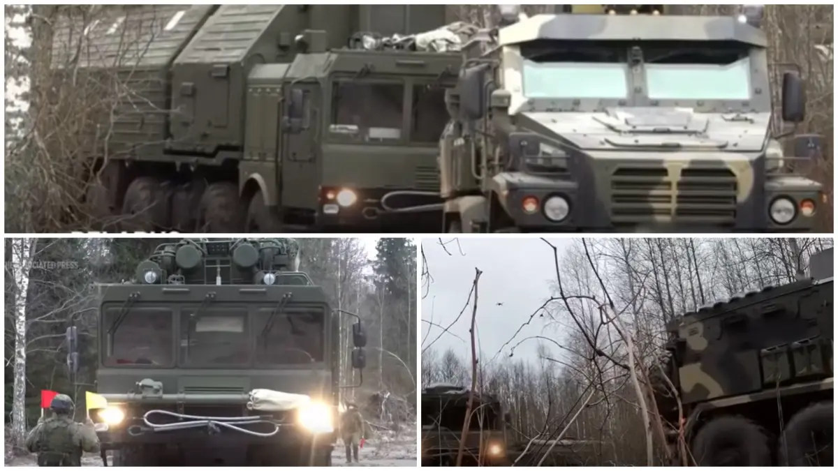 kremlinul a facut spectacol cu rachetele nucleare oresnik pe care le a mutat in belarus imaginile publicate de ministerul apararii