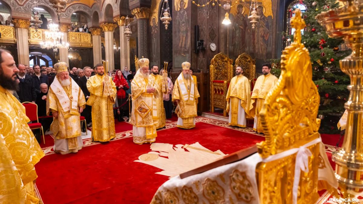 patriarhul daniel catedrala patriarhala bucuresti craciun 2025