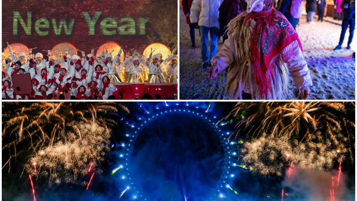 cum a intampinat lumea anul nou artificii spectaculoase tobe la marele zid chinezesc petrecere record pe plaja din copacabana