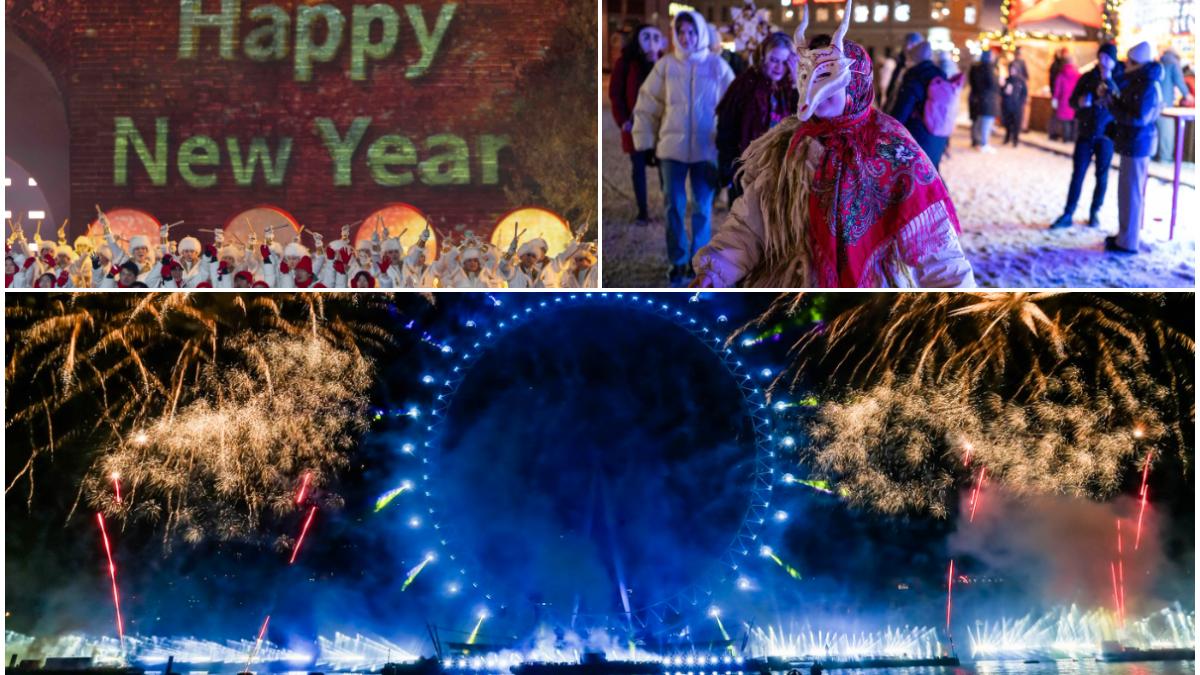 cum a intampinat lumea anul nou artificii spectaculoase tobe la marele zid chinezesc petrecere record pe plaja din copacabana