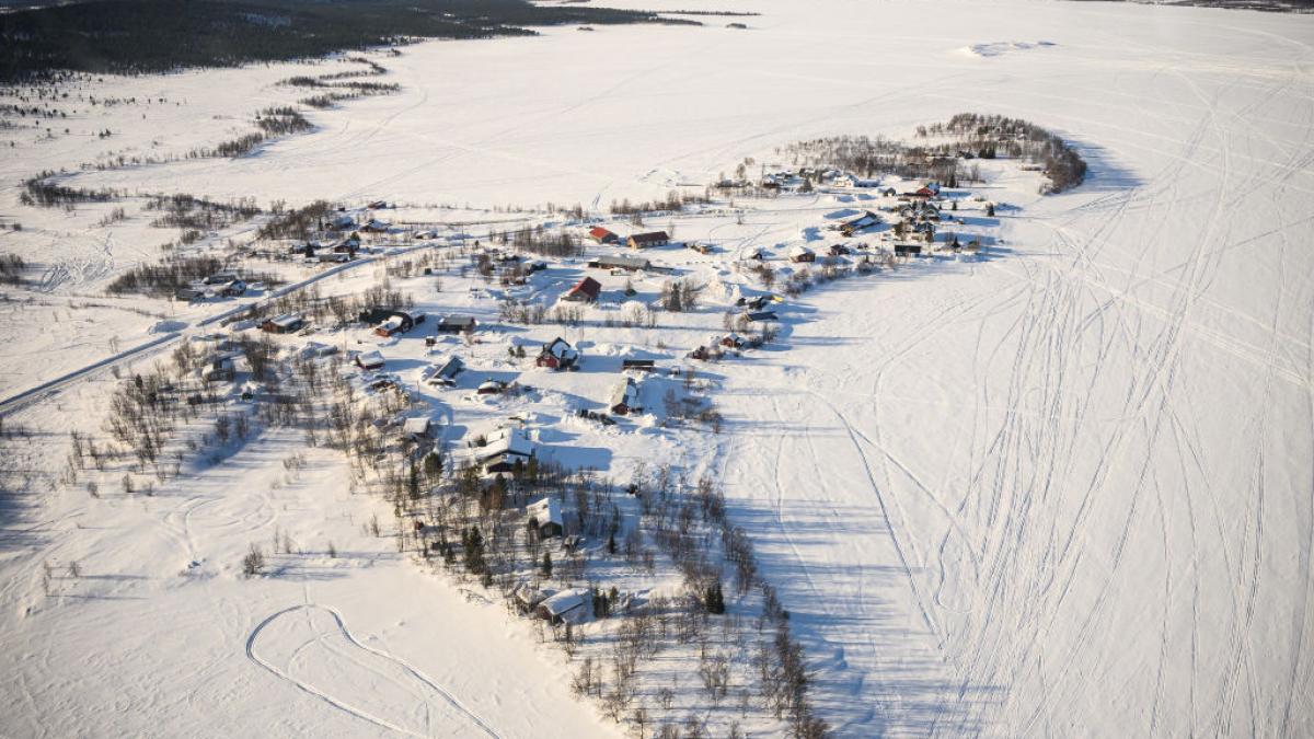 un oras minier suedez este mutat cladire cu cladire din cauza cursei europene pentru minerale