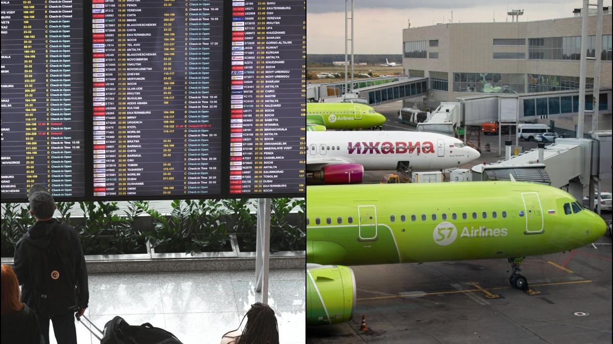 haos pe aeroporturile din moscova sute de zboruri au fost amanate dupa ce autoritatile au anuntat ca ucraina a atacat cu zeci de drone