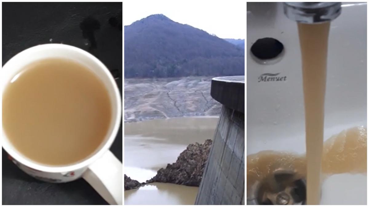 apa e neagra zeci de mii de oameni din arges nu au apa de baut platesc insa apa menajera murdara la pret de apa potabila