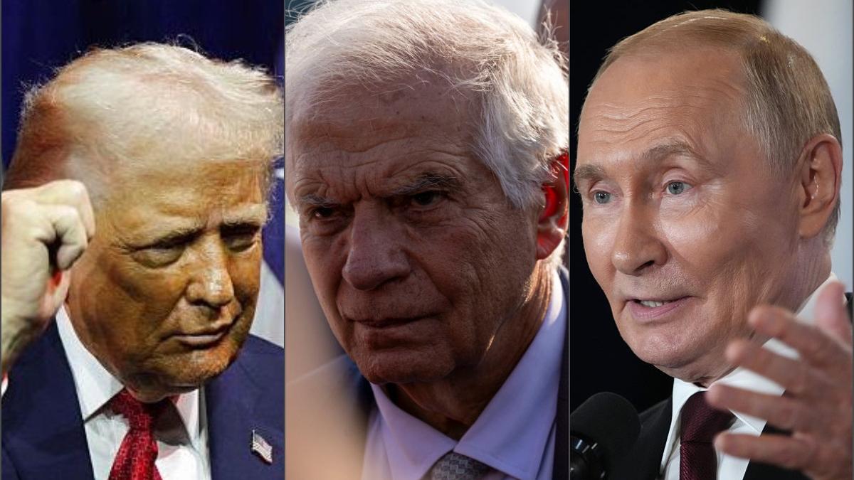 Trump Borrell Putin