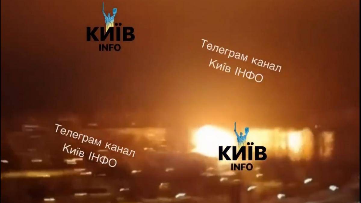 atac masiv asupra ucrainei kievul lovit cu drone ard blocuri si masini rusii ar fi folosit o racheta oresnik asupra reginuii liov