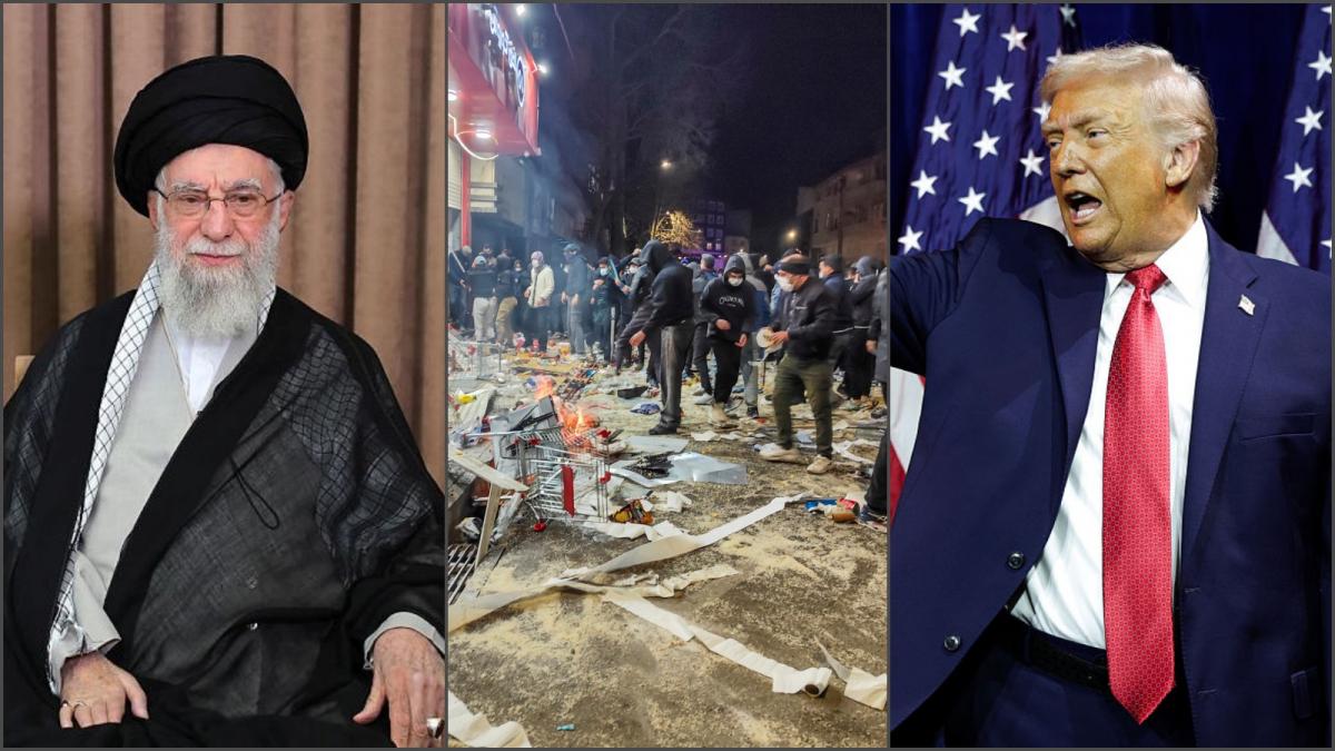 iran khamenei a vorbit la tv iar sustinatorii sai au strigat moarte americii trump cred ca ayatollahul vrea sa fuga din tara