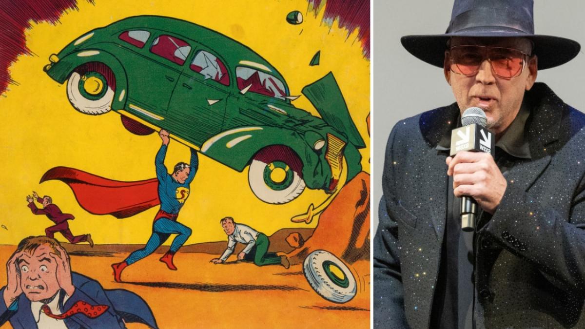 prima banda desenata cu superman veche de aproape un secol si furata in trecut de la nicolas cage a fost vanduta cu o suma record