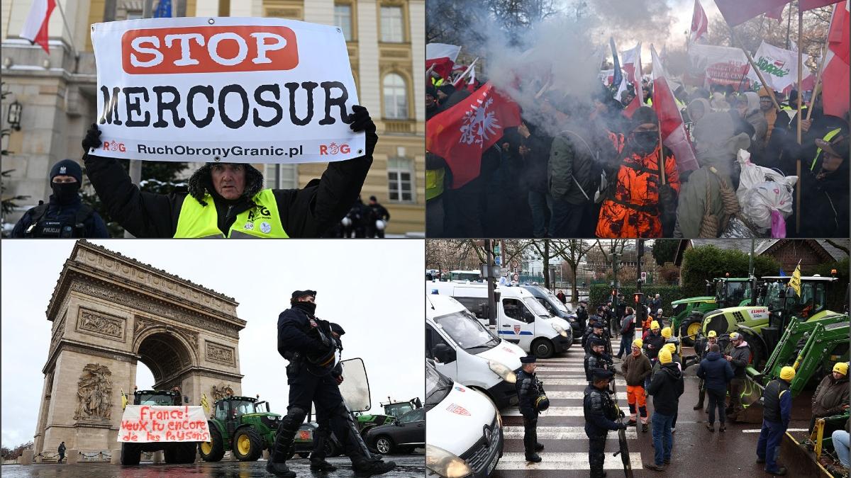 sefa comisiei europene a anuntat cand va fi semnat acordul cu mercosur care a provocat proteste pe tot continentul