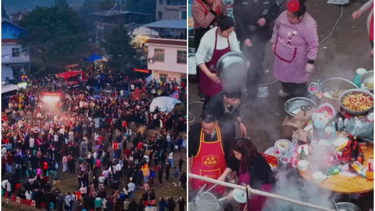 Mii de oameni s-au îngrămădit într-un sat necunoscut după un apel făcut de o tânără pe rețelele sociale. Ce a urmat a fost neașteptat