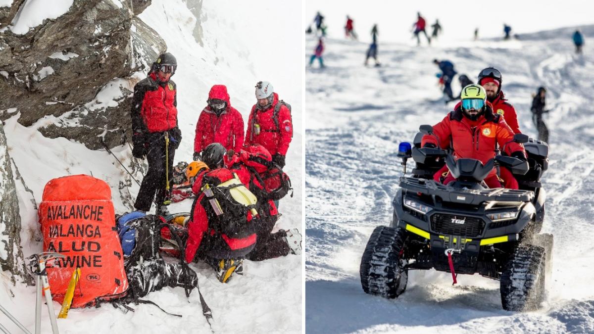 salvamont maramures a emis avertizare de avalanse pe munte deja a avut loc o avalansa in muntii rodnei