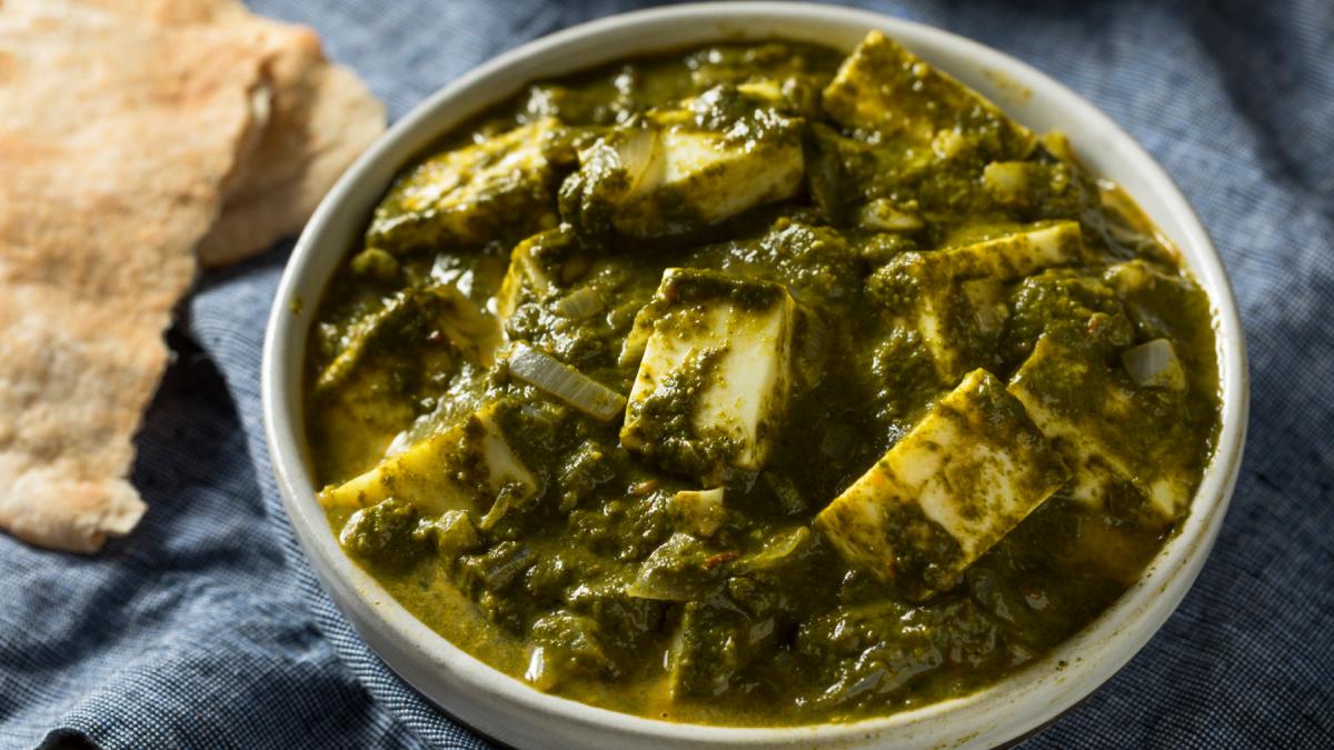 mancare spanac branza india palak paneer