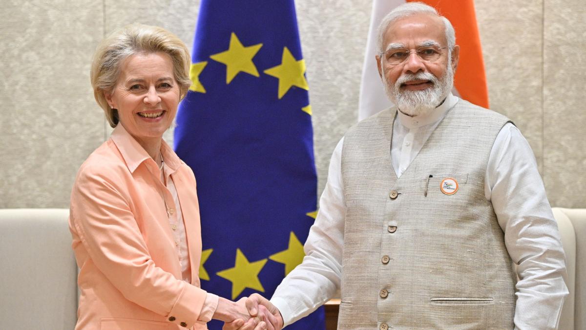 ursula von der leyen si Narendra Modi