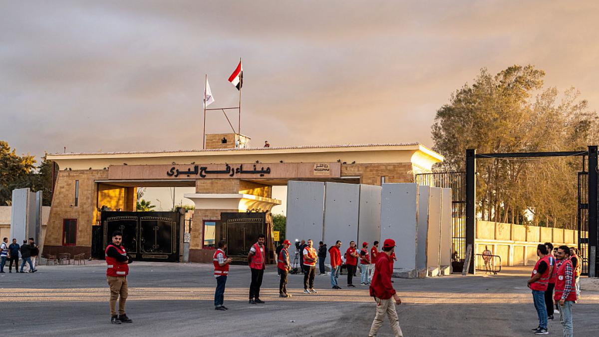 Punctul de trecere Rafah gaza egipt